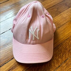 Pink kids Yankees hat